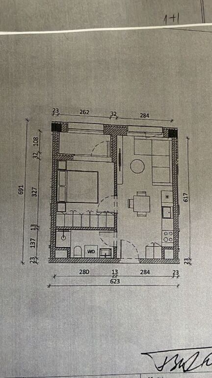 Shitje | Apartament 1 + 1 | Ali Demi | 78710 €