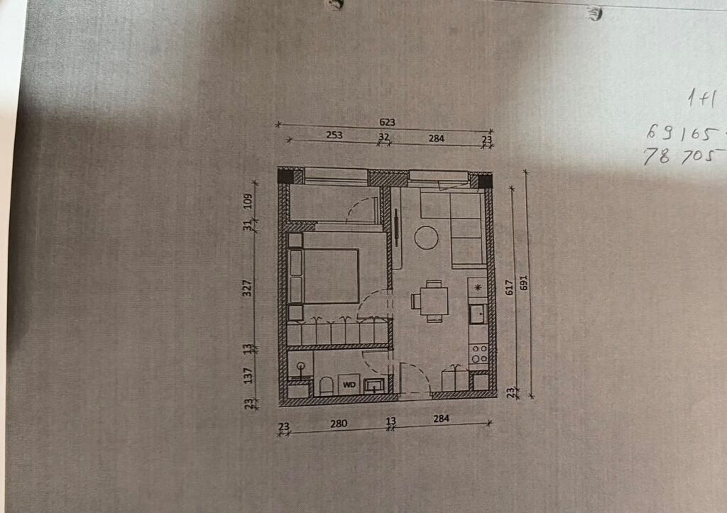 Shitje | Apartament 1 + 1 | Rezidenca Kadiu | 78700 €