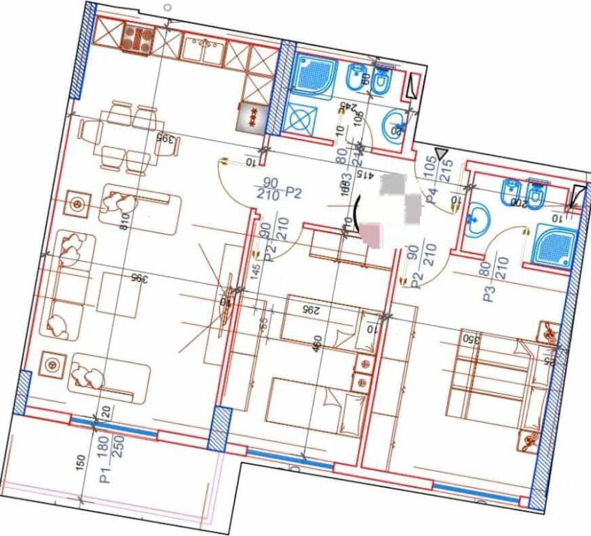 Apartament Ne Shitje 2+1 Ne Paskuqan (ID B120864) Tirane