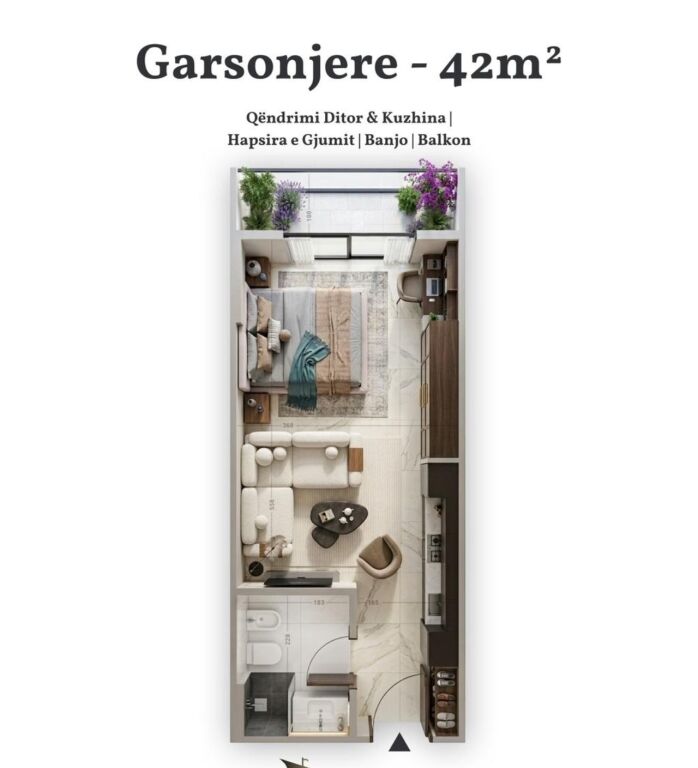 🏡 Shitet Garsoniere Moderne 📍Liburnia Residence – Golem
