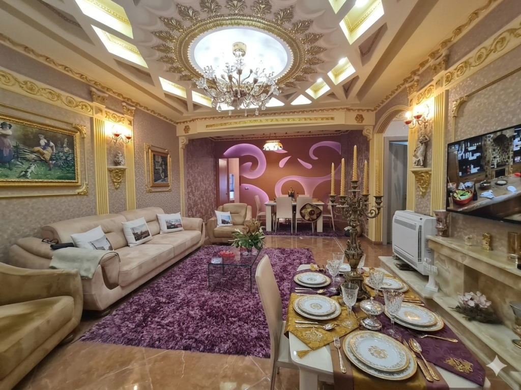 Furnished Apartment 3+1+2 for Sale at Kodra e Diellit (With Mortgage)