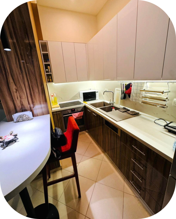 FOR RENT 1+1 + PARKING SPACE 📍 Near Kodrës së Diellit – Bill Klinton Street