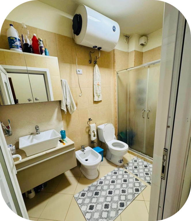 FOR RENT 1+1 + PARKING SPACE 📍 Near Kodrës së Diellit – Bill Klinton Street