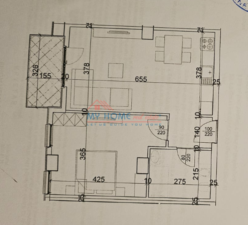 Apartament 1+1 ne Shitje tek Rruga Dritan Hoxha ne Tirane