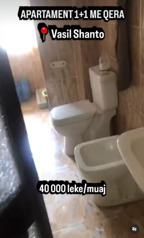 APARTAMENT 1+1 ME QIRA - VASIL SHANTO, TIRANE