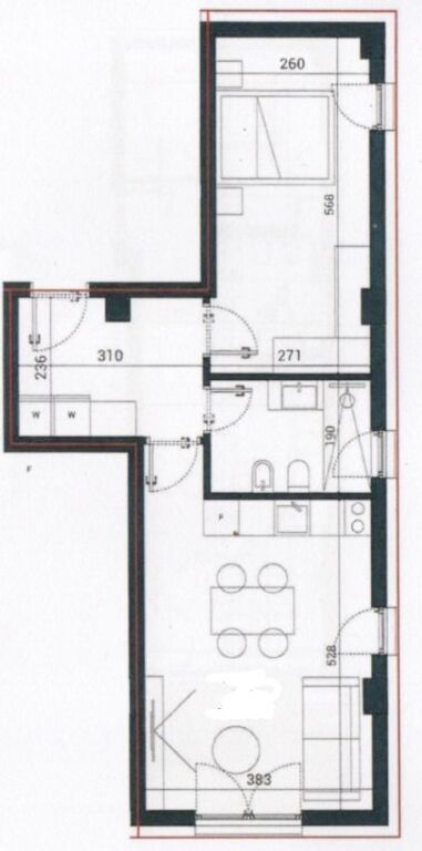 Apartment 1+1 for Sale at Sun Palase Residence in Palase.