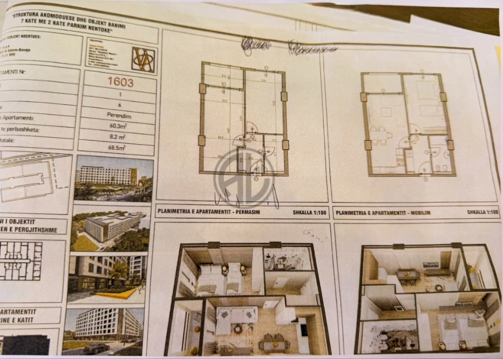 Apartament 1+1 tek Rezidenca VM.