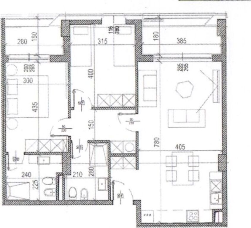 Apartament 2+1 per shitje tek River Side Rsd tek Pallati me Shigjeta.