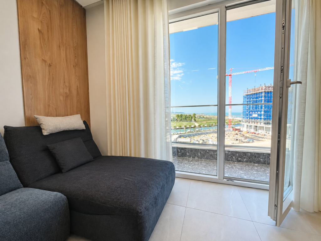 Appartamento 1+1 Arredato con Vista Mare in Vendita - Qerret, Kavajë
