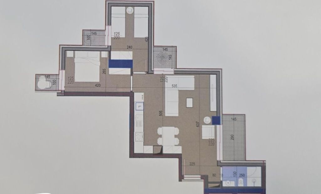 Shitet Apartament 2+1 ne rrugen 5-Maji