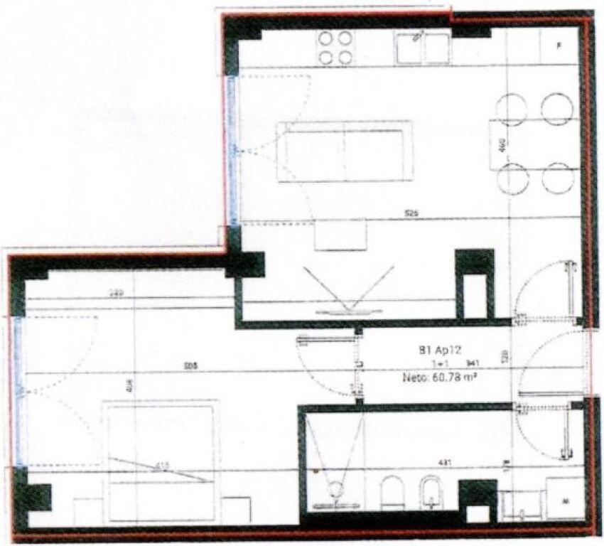 Appartamento 1+1 in vendita presso Square Village Residence a Dhermi.