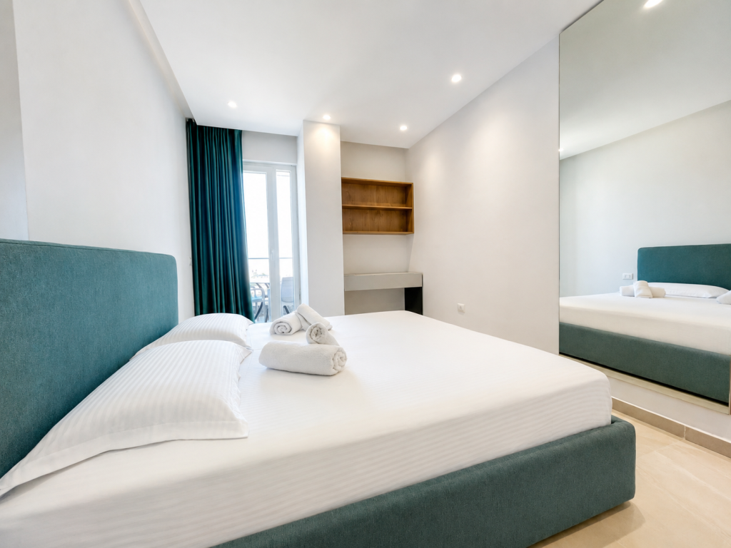 Appartamento 1+1 Arredato con Vista Mare in Vendita - Qerret, Kavajë