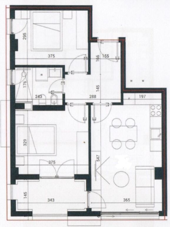 2+1 Apartment for Sale at Sun Palase Residence in Palase.