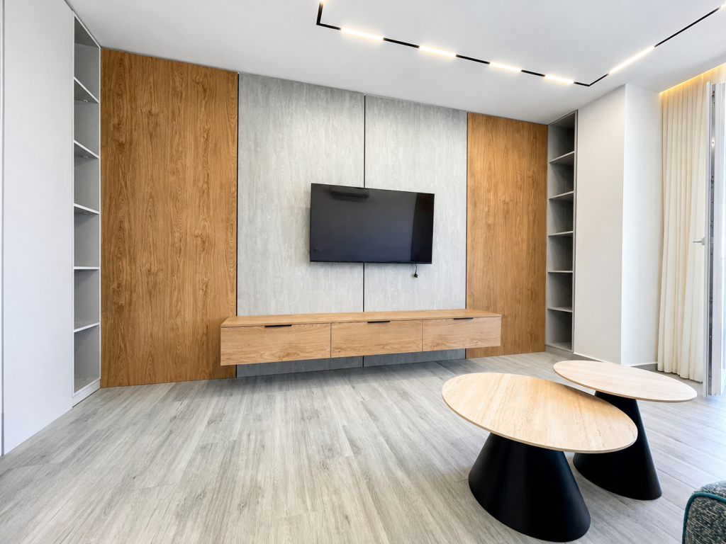 Appartamento 1+1 Arredato con Vista Mare in Vendita - Qerret, Kavaje