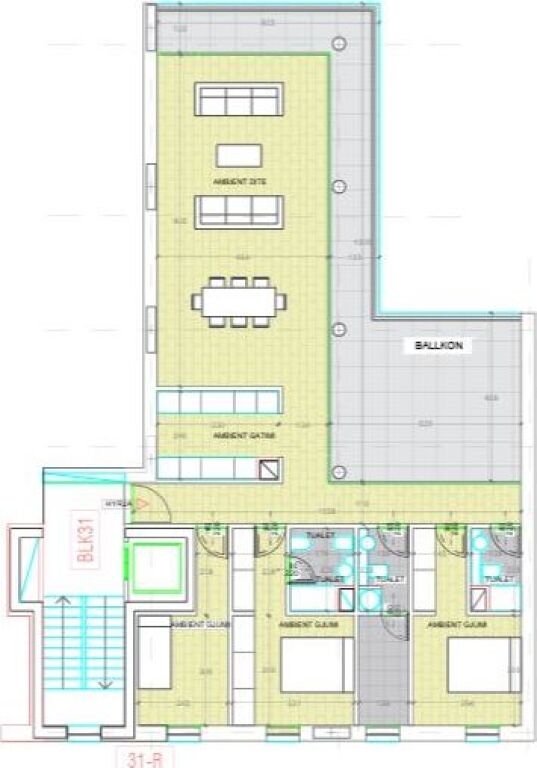 Apartment 3+1+balcony for sale, 2nd floor, 195.95 m², 1750€/m² (by long hill (near tegu))