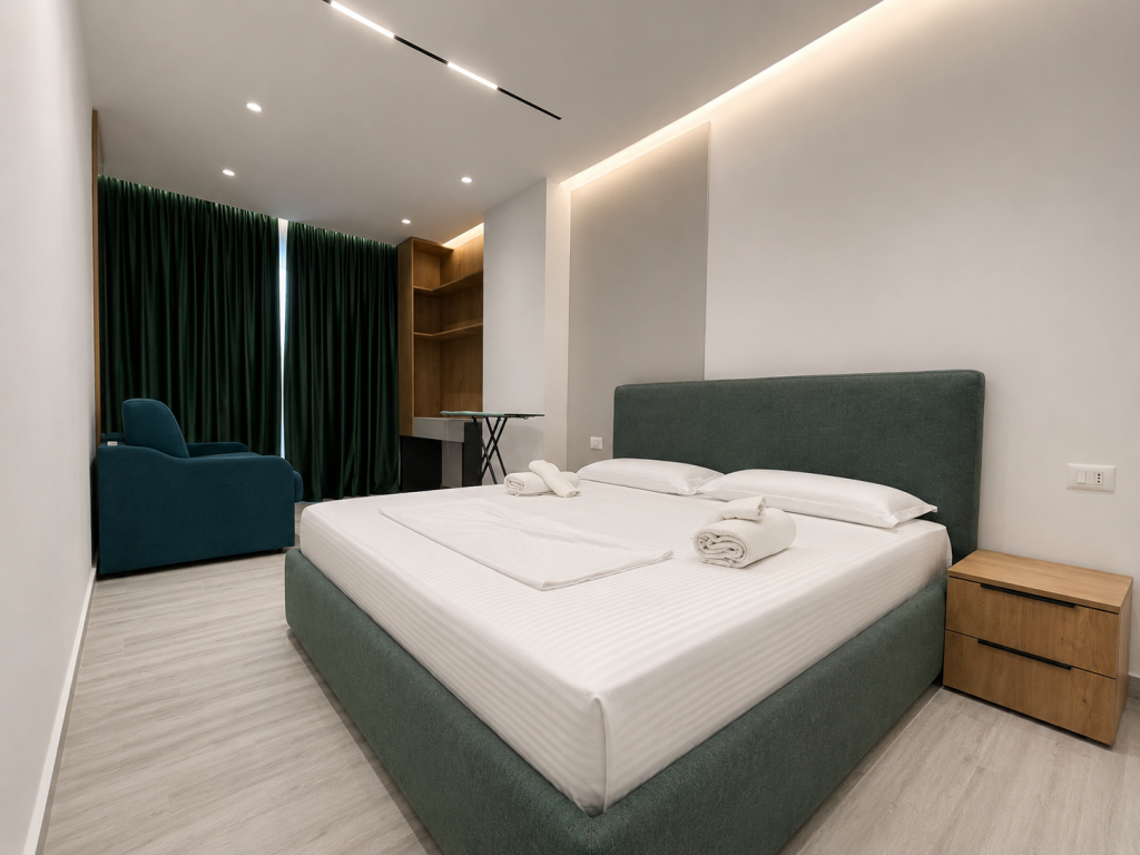 Appartamento 1+1 Arredato con Vista Mare in Vendita - Qerret, Kavaje