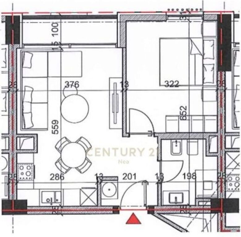 APPARTAMENTO 1+1 IN VENDITA IN VIA BARDHYL - RESIDENZA MONOLITH