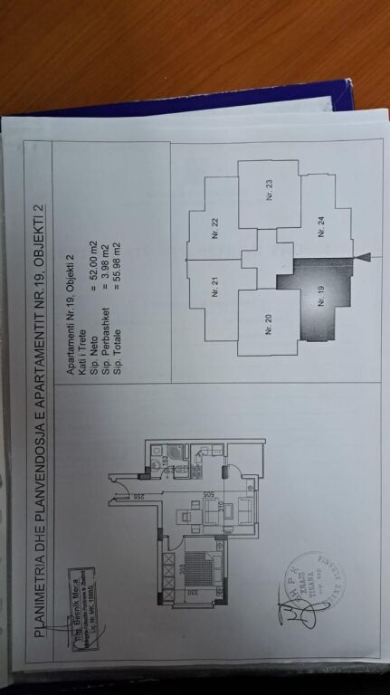 Shitet Apartament 1+1 ne Gjire te lalzit  / Tek FishLand