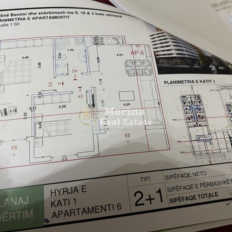 Sale | Apartament 2 + 1 | Yzberisht | 160000 €
