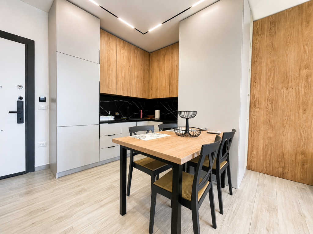 Appartamento 1+1 Arredato con Vista Mare in Vendita a Qerret, Kavajë