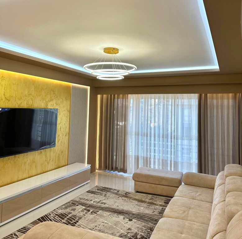 Me Qera: Duplex 3+1+3wc &amp; 1P. Parkimi 📍Res. Kodra e Diellit 1 - Mobilim Modern | 1,500 Euro/Muaj