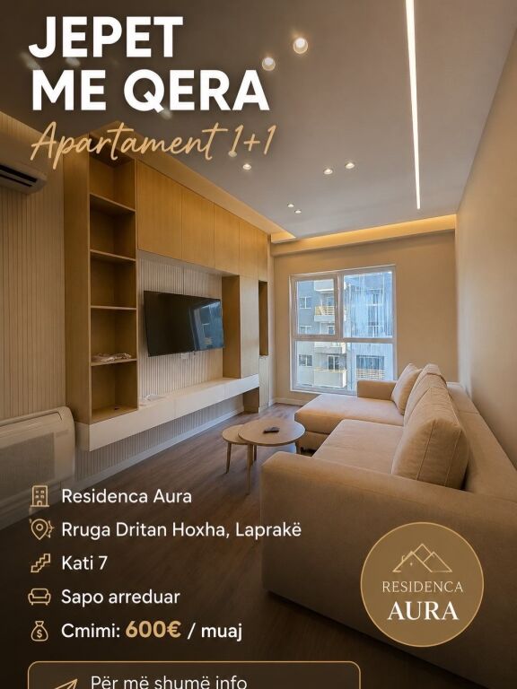 Apartment 1+1 Aura for rent