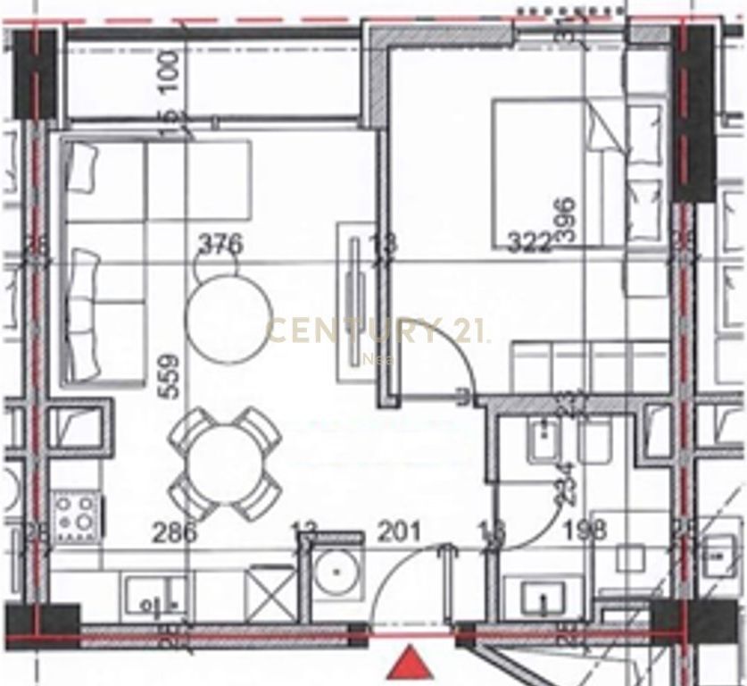 Appartamento 1+1 In Vendita in Via Bardhyl, Tirana - 145.000€