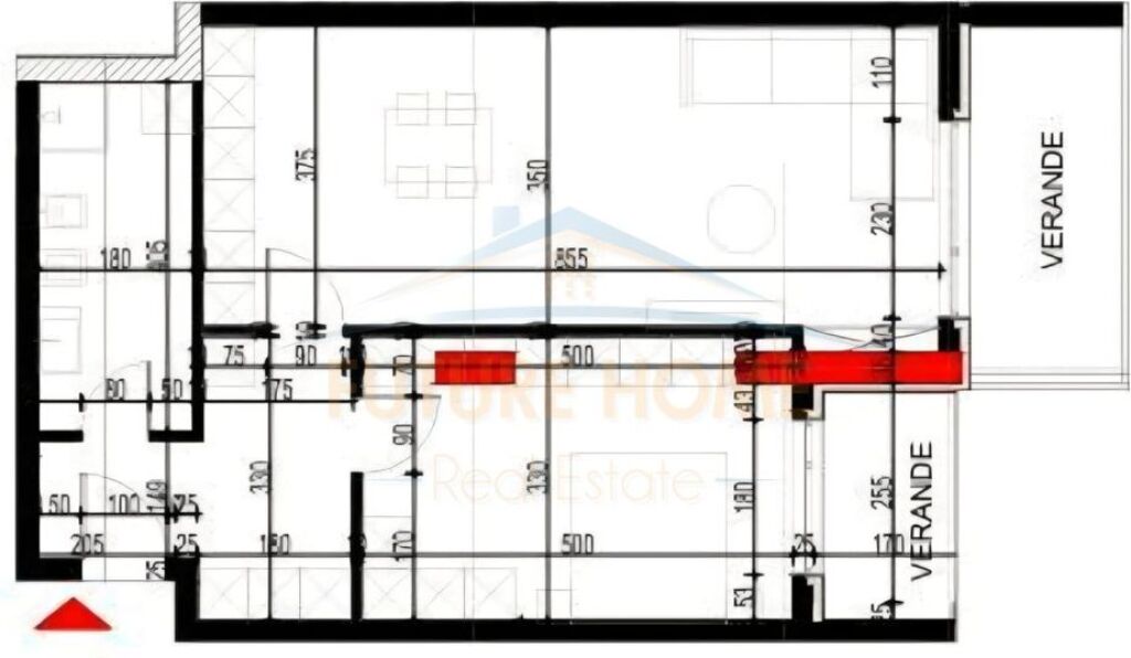 Shitet, Apartament 1+1+ Verande, Paskuqan, Tirane