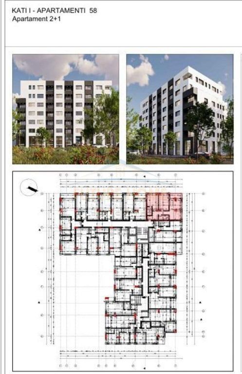 Shitet, Apartament 2+1+2, Paskuqan, Tirane