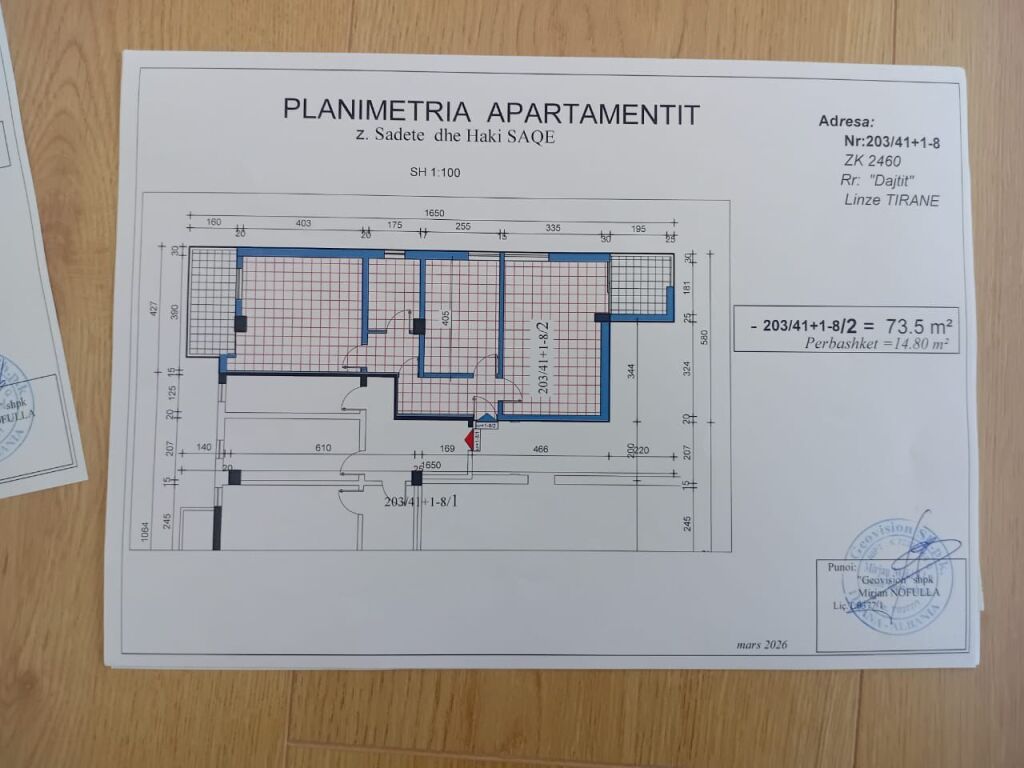 Apartament ne shitje - Fresk