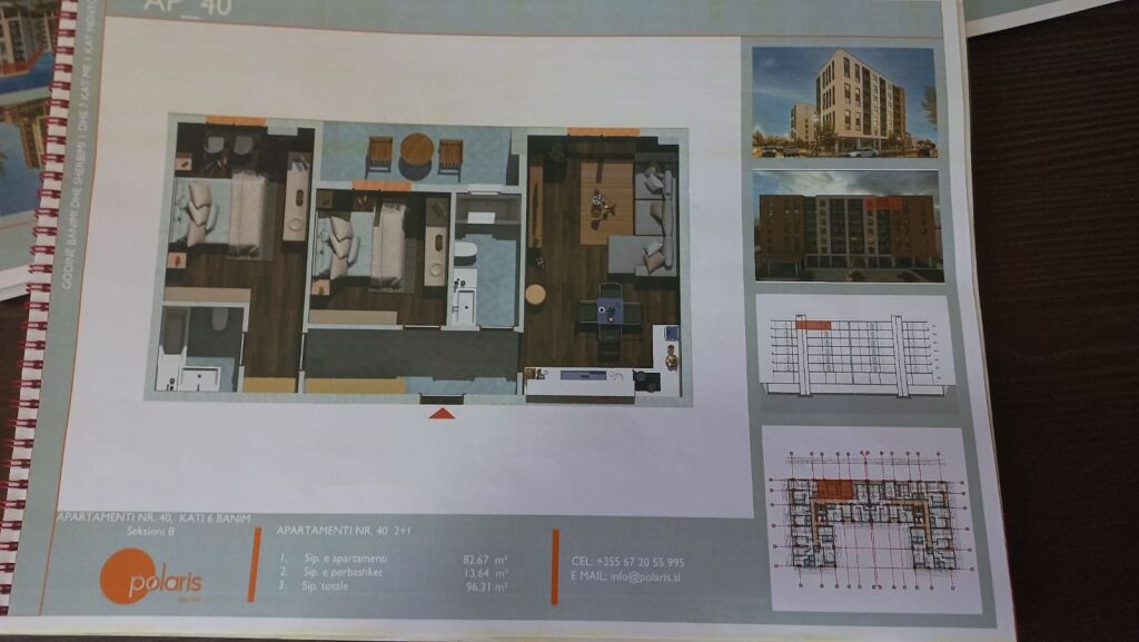 Shitet Apartament 2+1+2 Në Kamëz