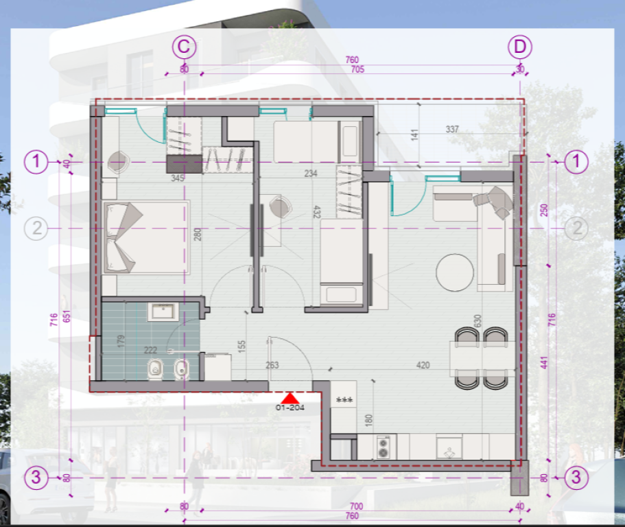🏡 Shitet Apartament 2+1  📍 West Coast 1, Golem 🌊