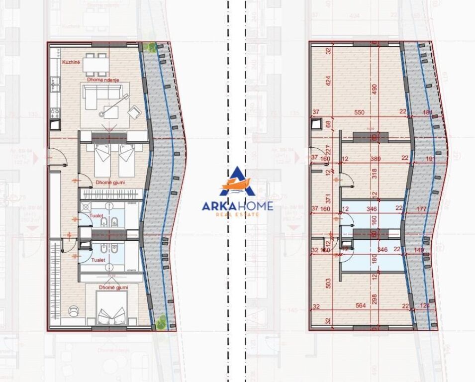 SHITET APARTAMENT 2+1+2+BALLKON "RRUGA DRITAN HOXHA" 248.500 EURO