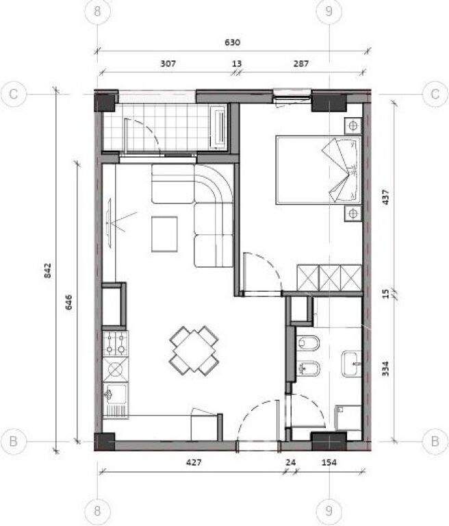 🏡 SHITET APARTAMENT 1+1 – ALI DEMI