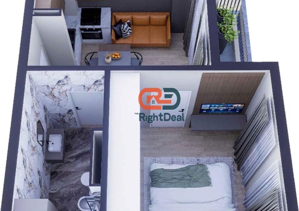 Ne Golem, Tek Residenca Miami Sun, Shitet Apartament 1+1, Shume Prane Detit, Ideal Per Banim Ose Investim!!!