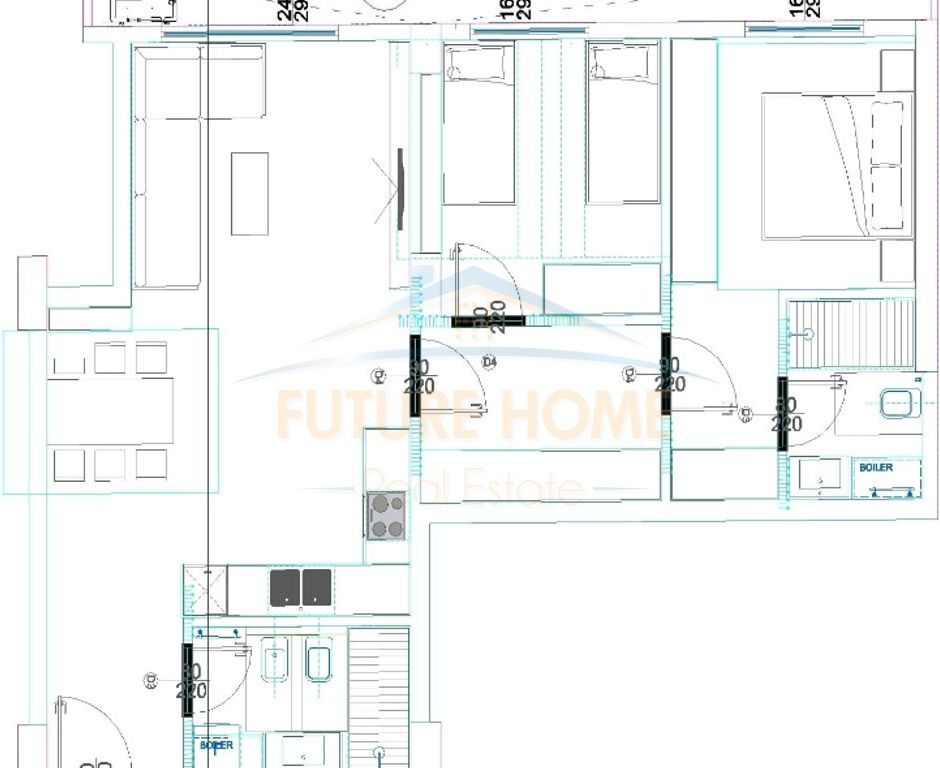 Shitet, Apartament 2+1+2, "Unico Residence", Bllok.