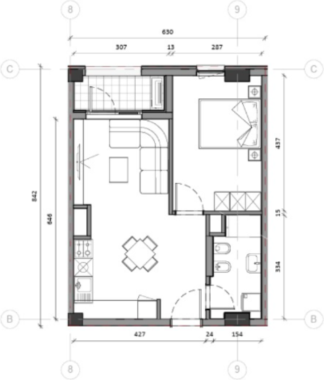 Shitet Apartament 1+1 – Kaimi