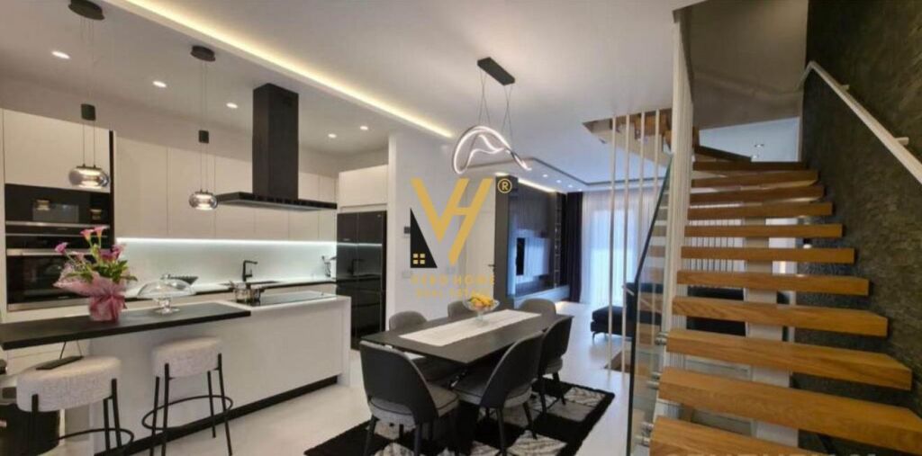 LUXURY TRIPLEX 4+2+3+BLK FOR SALE AT DRY LAKE 750,000 EURO