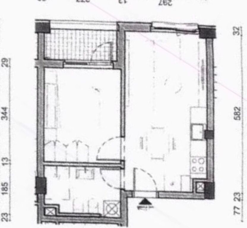 APARTMENT 1+1 FOR SALE AT R.OXA IN FRESK/LINZE