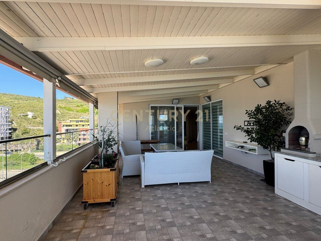 For Rent 2+1 Apartment with Panoramic Sea View at Shkëmbin e Kavajës, Durrës