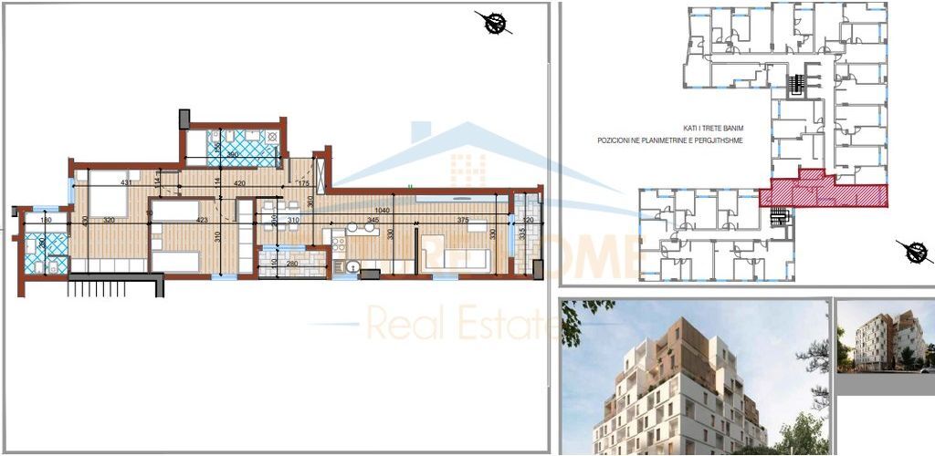 Shitet, Apartament 2+1,Kompleksi UrbanVista Tirana, Don Bosko