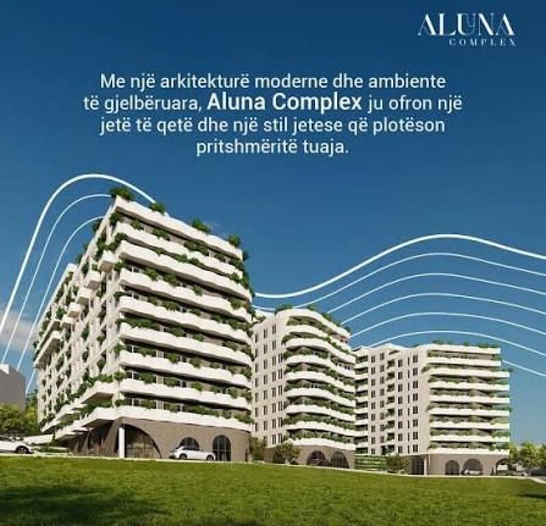 Shitet, Apartament 2+1, Aluna Residence, Paskuqan, Tiranë.