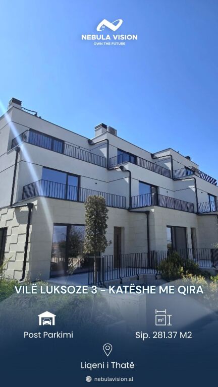 Vile me Qira ne Kompleks Rezidencial, Liqeni i Thate, Tirane