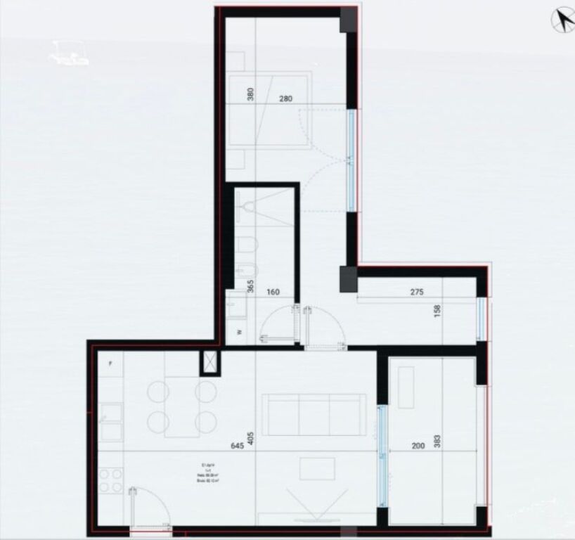 Vendesi in vendita Appartamento 1+1 Square Village - Dhërmi
