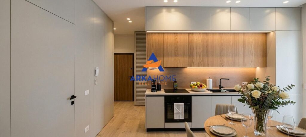 JEPET ME QIRA APARTAMENT 1+1 + VERANDË "KODRA E DIELLIT" 800 EURO