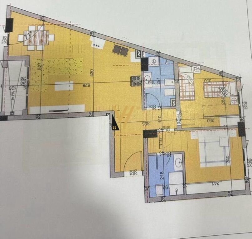 FOR SALE APARTMENT 2+1+2+BLK IN SELITE 192,000 EURO