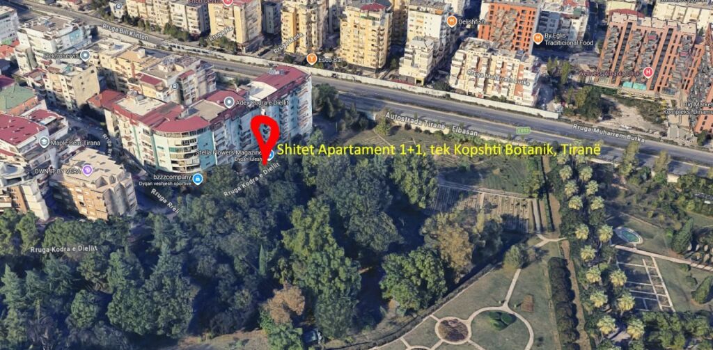 Appartamento 1+1, presso il Giardino Botanico, Tirana
