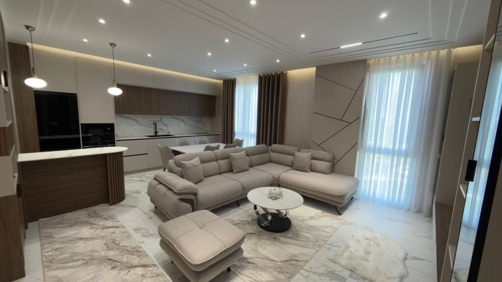 Rent, Apartment 2+ 1+ 2 + Parking Space, Jordan Misja, Tirane. Empire69775