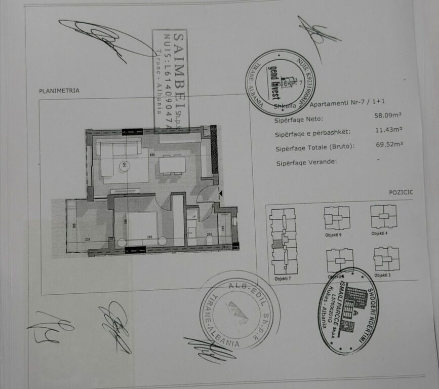 🏡 Shitet apartament 1+1 📍 Rruga “5 Maji”, Tiranë