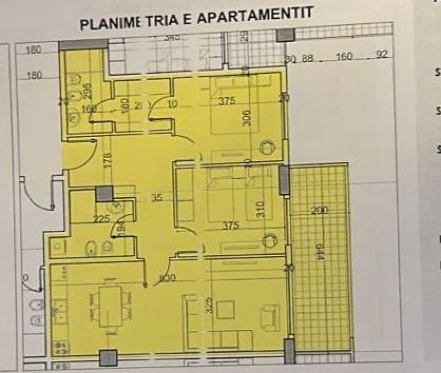 Shitet apartament 2+1+2 Belfior 1 Paskuqan